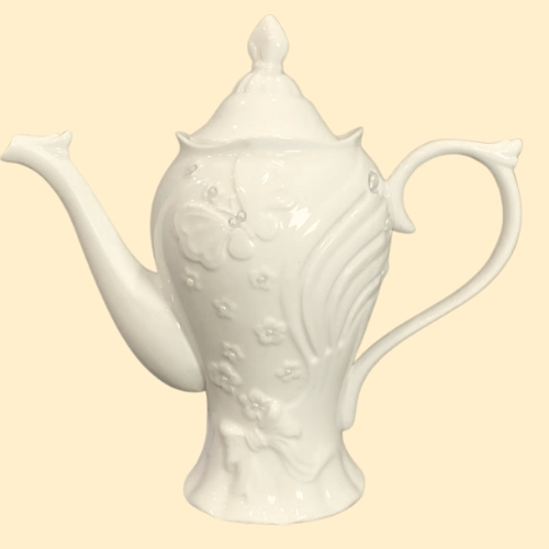 Tetera diseño floral