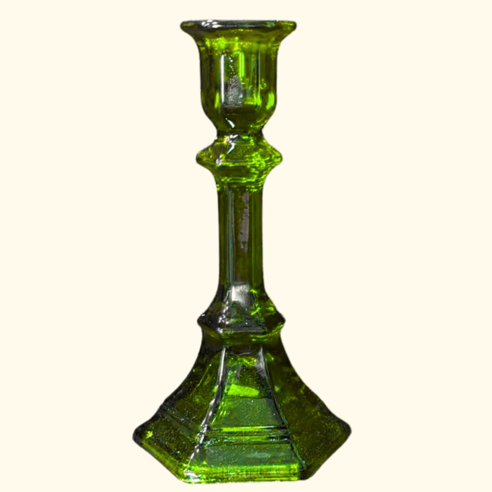 candelabro-pequeno-hexagonal-verde-12154.jpg Candelabro pequeño hexagonal verde - Imagen 1