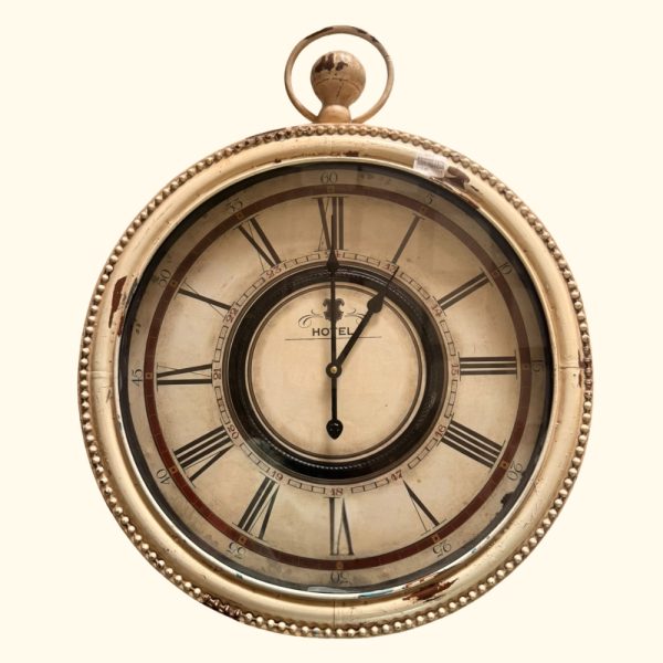Reloj decorativo con estilo de bolsillo clásico
