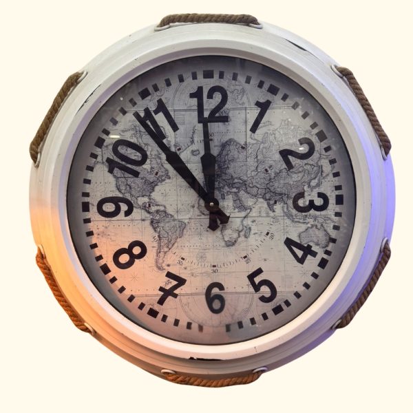 Reloj estilo náutico vintage