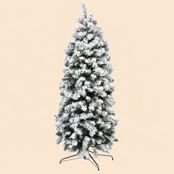 Árbol cuerpo de lápiz nevado 8 pies