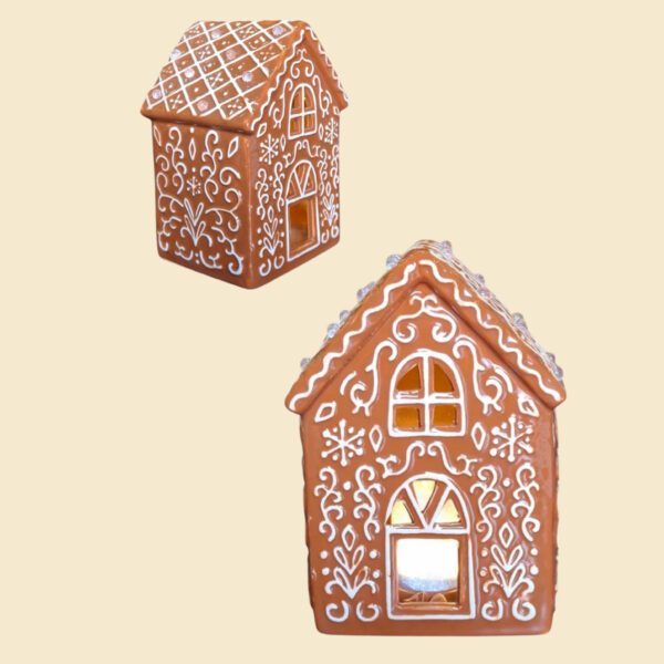 Casa de Jengibre con luces modelo 1