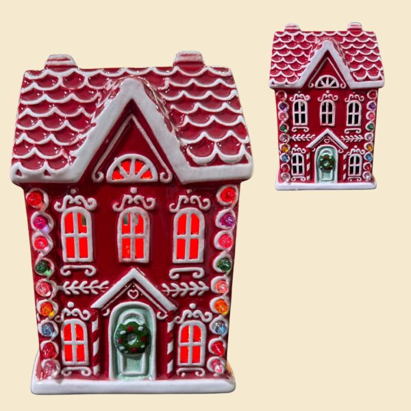 Casita decorativa Candy con luces