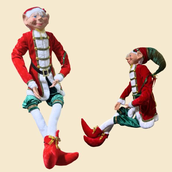 Duende navideño colores clásicos