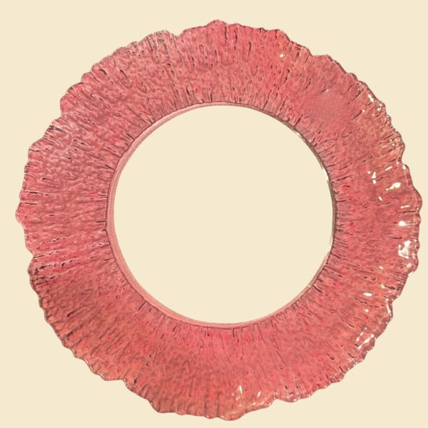 Plato base rojo fondo transparente