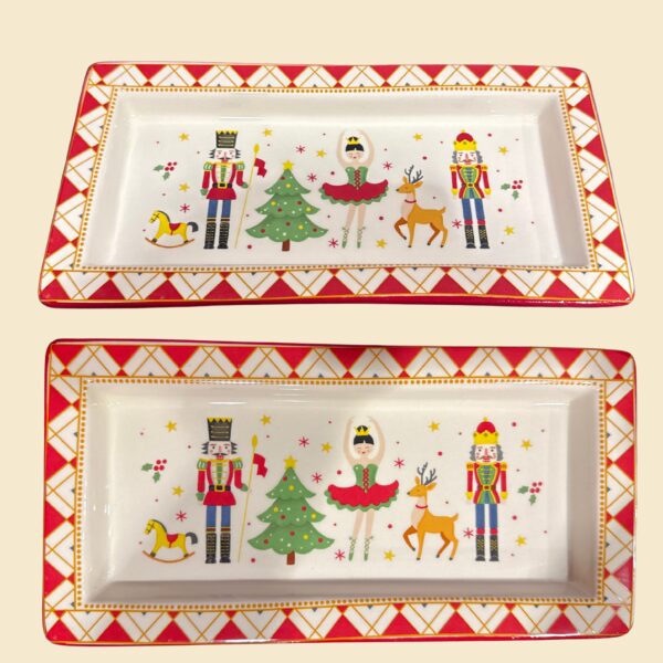 Plato rectangular cascanueces
