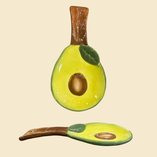 Posa cucharas aguacate