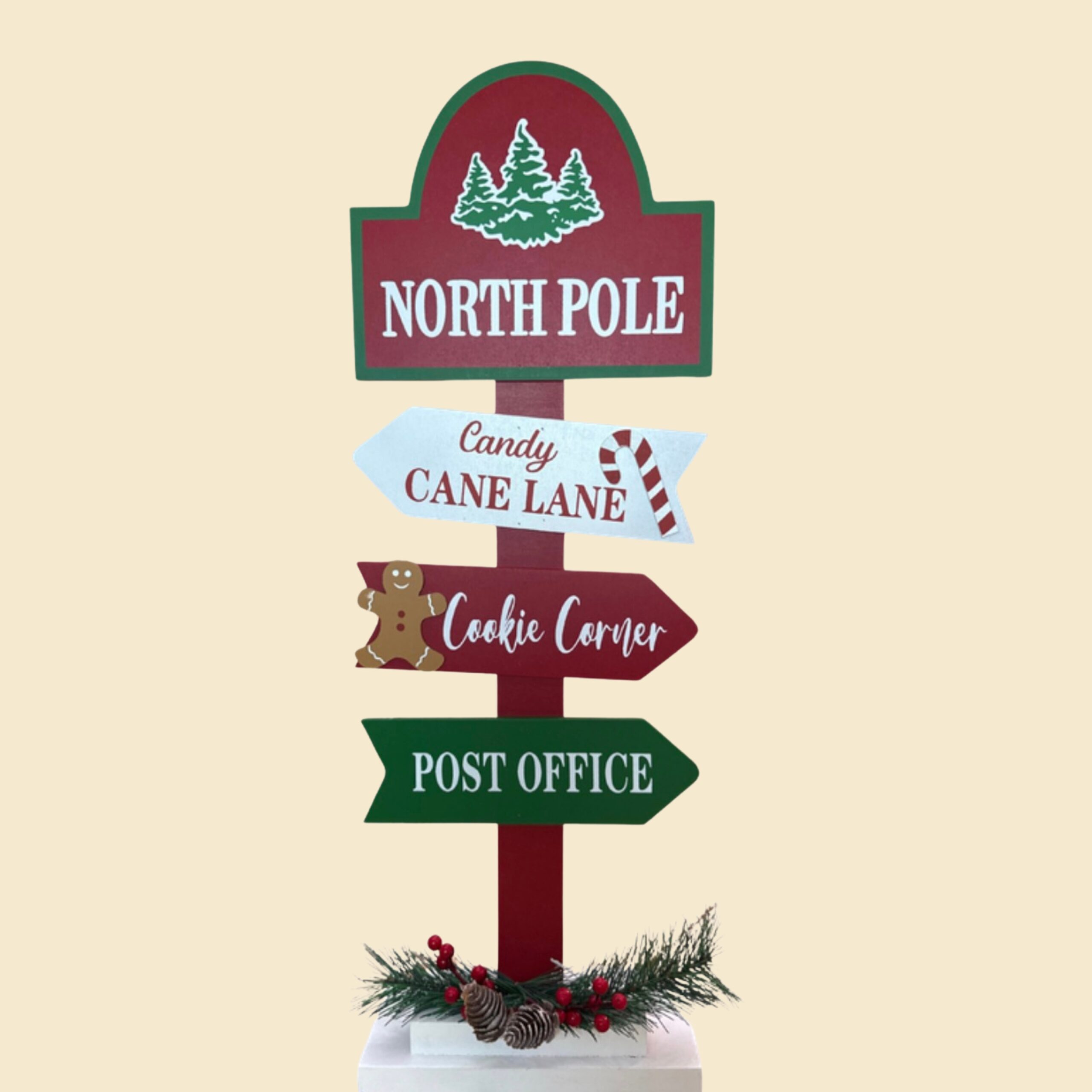 letrero-decorativo-north-pole-25197.jpg Letrero decorativo North Pole - Imagen 1
